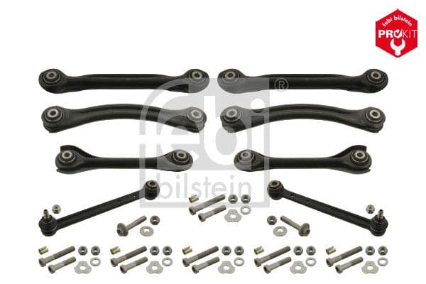 Achterwielophanging controle-arm set met extra materialen past: MERCEDES 124 (A124), 124 (C124), 124 (W124), 124 T-MODEL (S124), 190 (W201), C (W202), C T-MODEL (S202), CLK (A208) 1.8-6.0 10.82-04.04