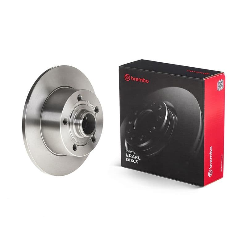 Brake disc Achter Links/Rechts (geen ABS ring) past: AUDI A4 B5 1.6-2.8 11.94-09.01