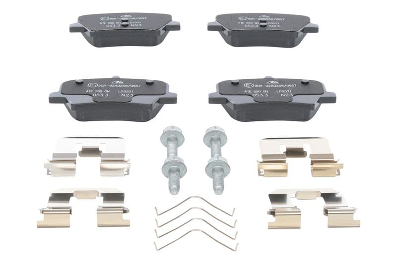 Keramische remblokken Achter (met extra's  met remklauw geleidingsbouten), past: VOLVO XC40 1.5-Electric 10.17-