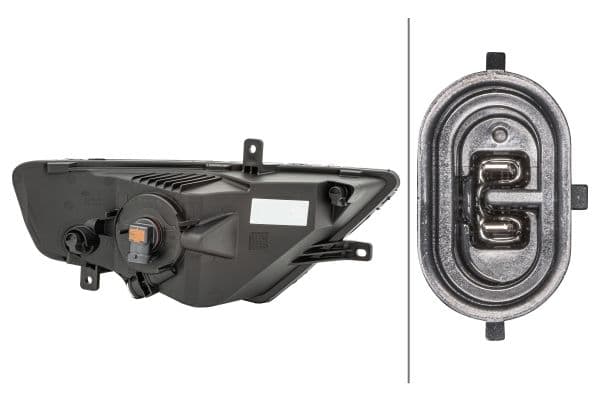 Mistlamp Voor Links (H8, met gebogen lichten  sportversie) past: SEAT IBIZA IV 6P, LEON 5F 03.12-06.17