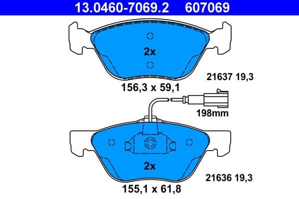 Brake Pad Set, disc brake