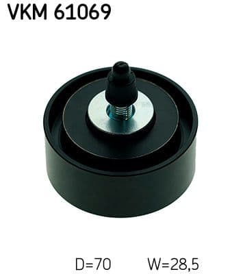 Multi V-riemschijf past: TOYOTA DYNA, FORTUNER, HIACE / COMMUTER V, HIACE IV, HIACE V, HILUX VI, HILUX VII, LAND CRUISER, LAND CRUISER 90, LAND CRUISER PRADO 2.5D/3.0D 08.00-