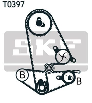 Timing belt set