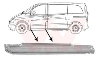 Voorste spoorcontrole-arm silent block Achterin. Links/Rechts past: VOLVO S40 II, V50  MAZDA 3 1.6-2.5 10.03-12.12