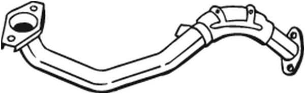 Uitlaatpijp Voor (lengte:840mm) past: TOYOTA RAV 4 III 2.0/2.4 11.05-12.13