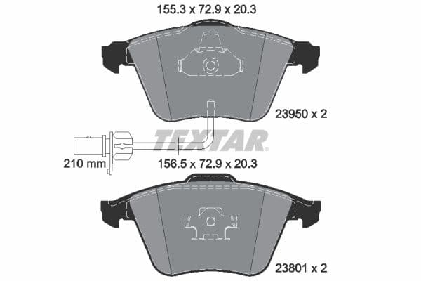 Remblokken set Voor , past: AUDI A4 B6, A4 B7, A6 ALLROAD C6, A6 C6, A8 D3 2.0-4.2 10.02-08.11