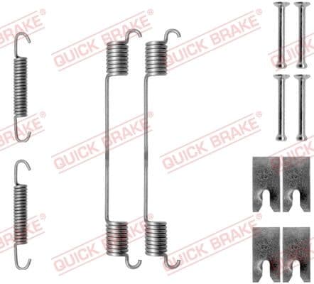 Accessory Kit, brake shoes