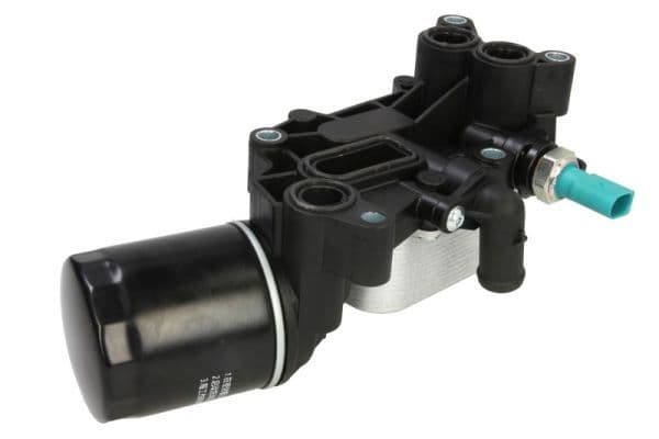 Olie radiator (met oliefilterbehuizing) past: AUDI A1  SEAT IBIZA IV, IBIZA IV SC, IBIZA IV ST, TOLEDO IV  SKODA FABIA III, RAPID  VW POLO V 1.4D 02.14-12.22