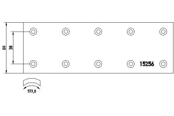 Stuurstang Achter Links/Rechts (L-390mm) past: DAF CF 75, CF 85, XF 105, XF 95 01.01-