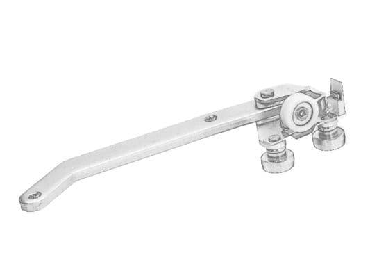 Door element, rolgeleider Bodem/midden Rechts past: IVECO DAILY II, DAILY III 05.99-07.07