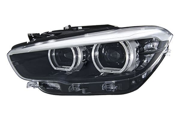 Koplamp Links (LED, kleur invoegen: zwart) past: BMW 1 F20, F21 03.15-06.19