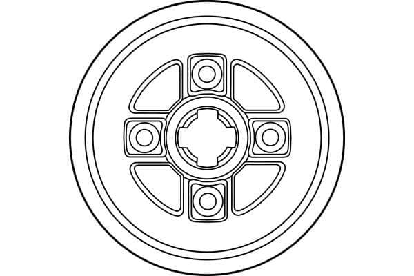 Remblokken set Achter , past: LEXUS GS, IS III, RC, RX  TOYOTA HIGHLANDER / KLUGER, PRIUS PLUS 1.8H-3.5H 12.08-