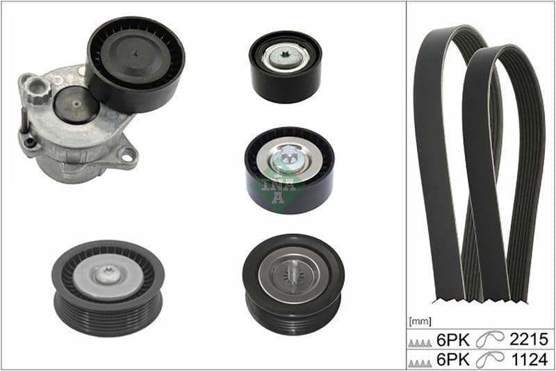 Multi-V-riemset met spanner past: MERCEDES SPRINTER 3,5-T (B907), SPRINTER 3,5-T (B907, B910), SPRINTER 3-T (B907), SPRINTER 3-T (B910, B907), SPRINTER 4-T (B907) 2.2D 02.18-12.21