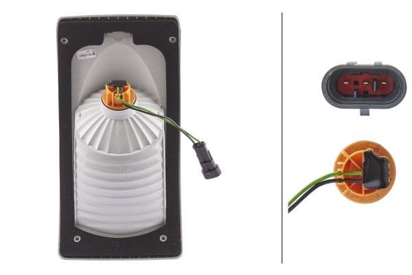 Achterste richtingaanwijzer Links/Rechts (kleur van het glas: transparant, PY21W) past: FENDT 1000, 800, 900 09.10-