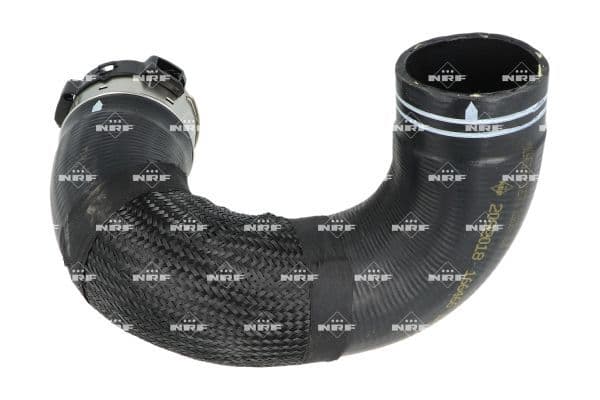 Intercooler slang Links (Bodem/Voor, zwart) past: ALFA ROMEO GIULIETTA 1.6D 04.10-12.20