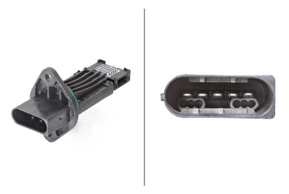 Luchtstroommeter (5 pin, patroon) past: MERCEDES C (CL203), C T-MODEL (S203), C (W203), CLK (C209), E T-MODEL (S210), E (VF210), E (W210), G (W461), G (W463), M (W163), M (W164) 2.1D-3.2D 06.95-07.09