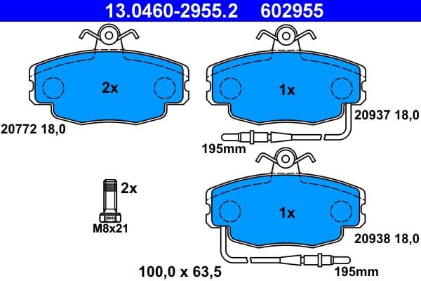 Brake Pad Set, disc brake