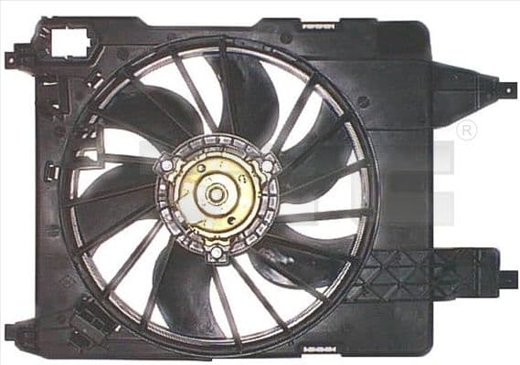 Radiatorventilator (met huisvesting) past: MERCEDES CITAN (MPV), CITAN MIXTO (DOUBLE CABIN), CITAN/MINIVAN (W415)  RENAULT CLIO II, KANGOO, KANGOO BE BOP, KANGOO EXPRESS 1.0-Electric 10.96-