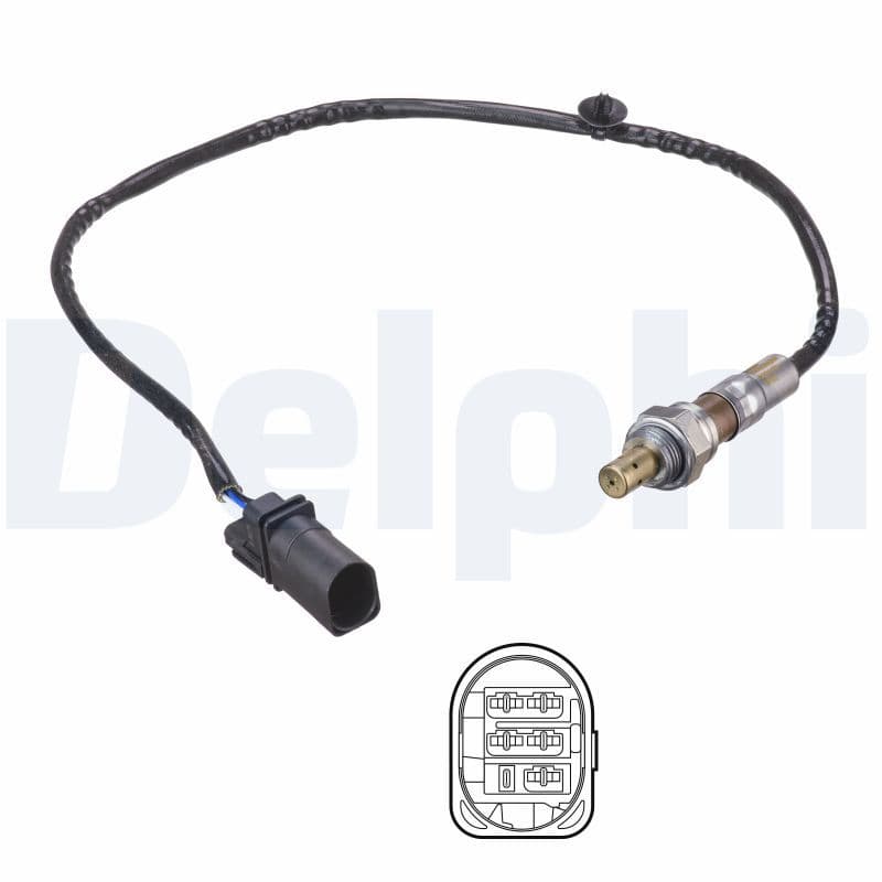 Lambda sonde (aantal draden 5, 545mm) past: FIAT DOBLO, FIORINO, GRANDE PUNTO, PUNTO, QUBO 1.3D 05.05-
