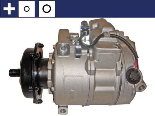 Airconditioning compressor past: VW CALIFORNIA T5 CAMPER, MULTIVAN T5, PHAETON, TOUAREG, TRANSPORTER T5 2.5D/5.0D 10.02-05.10