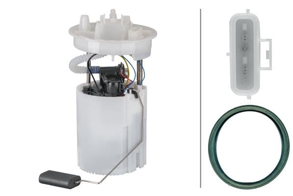 Elektrische brandstofpomp (module) past: VOLVO V40  FORD C-MAX II, FOCUS III, GRAND C-MAX 1.0-2.0 07.10-02.20