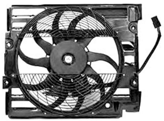Radiatorventilator (met huisvesting) past: BMW 5 (E39) 2.0-4.9 09.95-05.04