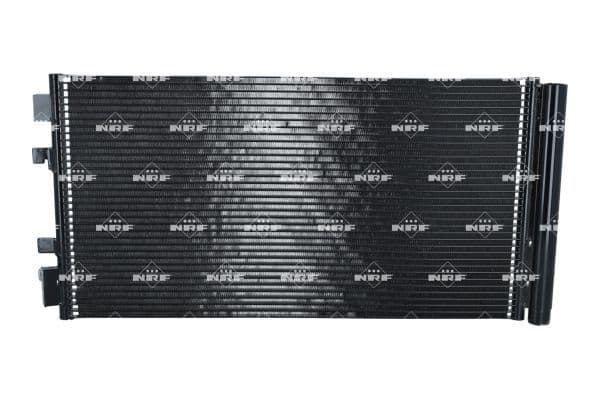 A/C condensator (met droger) past: RENAULT FLUENCE, GRAND SCENIC III, MEGANE, MEGANE III, MODUS, SCENIC III 1.2-2.0D 05.08-