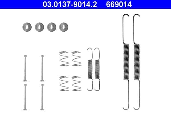 Accessory Kit, brake shoes