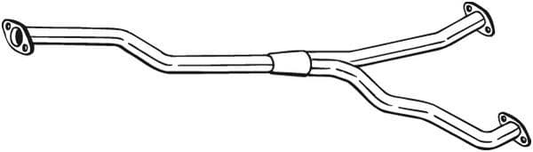 Uitlaatpijp midden past: HYUNDAI SANTA FÉ II 2.2D 11.05-12.12