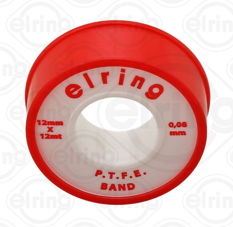 Teflon tape voor het afdichten van schroefdraden , dikte: 0,08 mm., temperatuurbestendigheid: 280 °C, lengte:12 m.