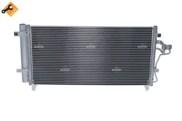 A/C condensator (met droger) past: HYUNDAI GRANDEUR, SONATA V 2.0D/2.2D 02.06-12.11