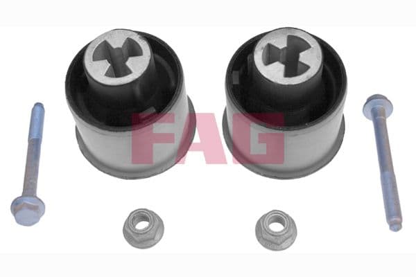 Reparatieset achterwielophangingsbalk Links/Rechts (72mm) past: AUDI A1, A3, A4 B5, TT  SEAT CORDOBA, IBIZA III, IBIZA IV, IBIZA IV SC, IBIZA IV ST, LEON, TOLEDO II, TOLEDO IV 1.0-2.5 01.95-