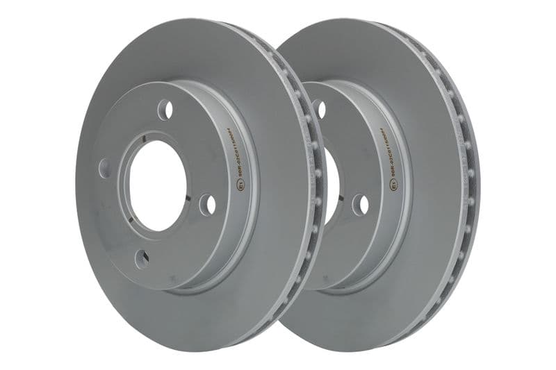 Brake disc Voor Links/Rechts past: FORD COURIER, ESCORT CLASSIC, ESCORT V, ESCORT V EXPRESS, ESCORT VI, FIESTA, FIESTA III, FIESTA IV, KA, ORION III, PUMA  MAZDA 121 III 1.0-1.8D 01.89-12.11