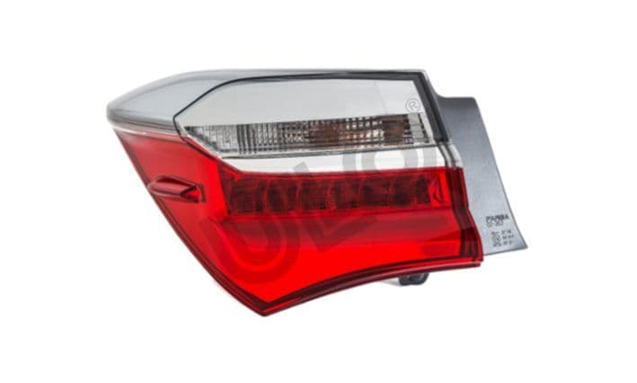 Achterlicht Links (extern, LED) past: TOYOTA COROLLA SDN E17 Saloon 07.16-12.18