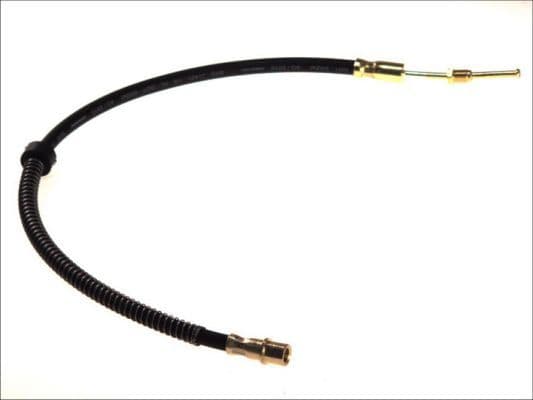 Remleiding/slang flexibel Achter Rechts (lengte 640mm, F10x1/M10x1) past: CITROEN C5 II, C5 III, C6  PEUGEOT 407, 508, 508 I 1.6-3.0D 03.04-