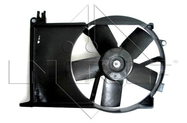 Radiatorventilator (met huisvesting) past: OPEL COMBO, CORSA B 1.4/1.5D/1.7D 03.93-12.02
