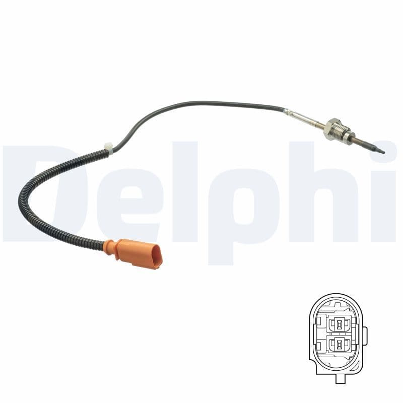 Uitlaatgastemperatuursensor (Na DPF) past: AUDI A4 B8  SEAT EXEO  VW CRAFTER 30-35, CRAFTER 30-50 2.0D 01.08-12.16