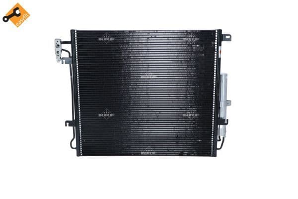A/C condensator (met droger) past: LAND ROVER DISCOVERY III, RANGE ROVER SPORT I 4.0/4.2/4.4 07.04-03.13