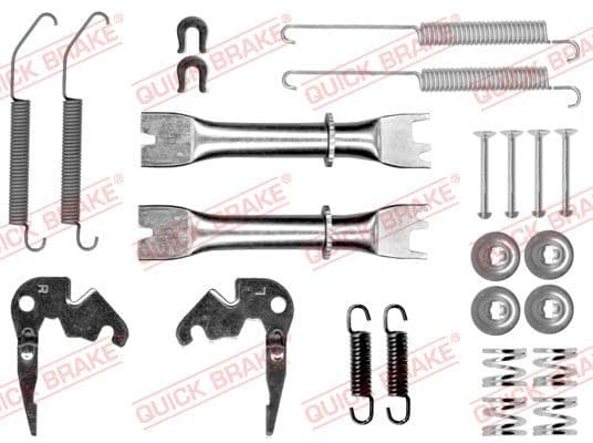Remschoen montage set past: NISSAN NV200, NV200 / EVALIA 1.5D/1.6 02.10-