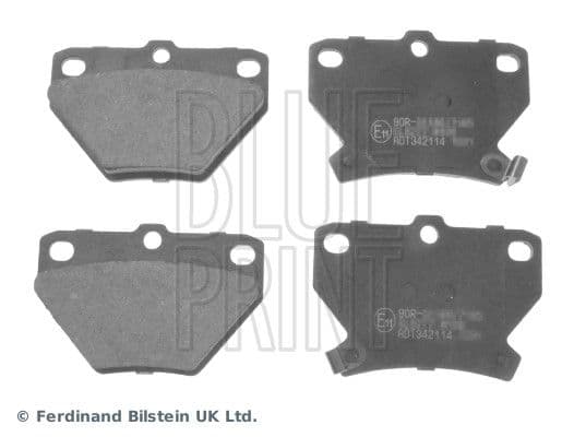 Remblokken set Achter , past: PONTIAC VIBE  TOYOTA CELICA, COROLLA, COROLLA VERSO, IST, PRIUS, VIOS / SOLUNA VIOS, YARIS, YARIS VERSO 1.0-2.0D 08.87-12.09