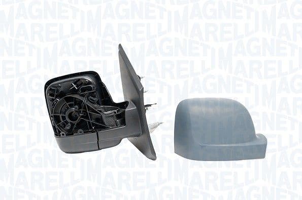 Zijspiegel Links (elektrisch, asferisch, met verwarming, under-coated, kort) past: RENAULT TRAFIC III 08.14-