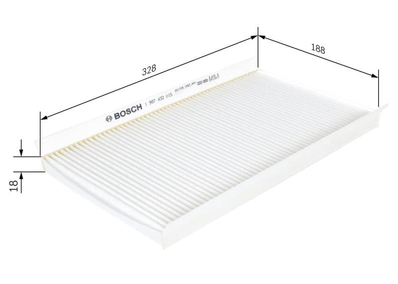 Cabinefilter past: CHEVROLET CORSA  OPEL COMBO, CORSA B, TIGRA 1.0-1.7D 03.93-12.02