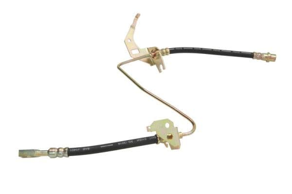 Remleiding/slang flexibel Achter Links (lengte 530mm,diameter 10mm, M10x1/Banjo) past: OPEL ASTRA G, ASTRA G CLASSIC, ASTRA H, ASTRA H GTC, COMBO, COMBO TOUR, CORSA C, MERIVA A 1.2-2.2D 02.98-