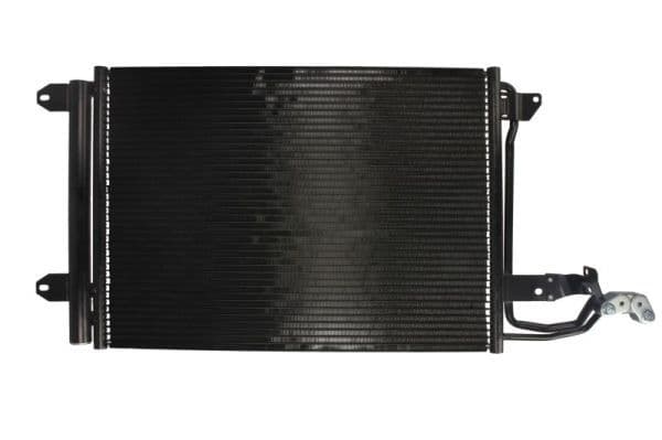 A/C condensator (met droger) past: AUDI A3, TT  SEAT ALTEA, ALTEA XL, LEON, TOLEDO III  SKODA OCTAVIA I, OCTAVIA II, SUPERB II, YETI  VW CADDY, CADDY ALLTRACK IV, CADDY III 1.0-Electric 09.96-09.20