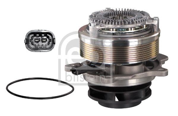 Waterpomp (met visco, (EN) OE clutch) EURO 6 past: DAF CF, XF 106, XF II MX-11210-PX-7239 10.12-