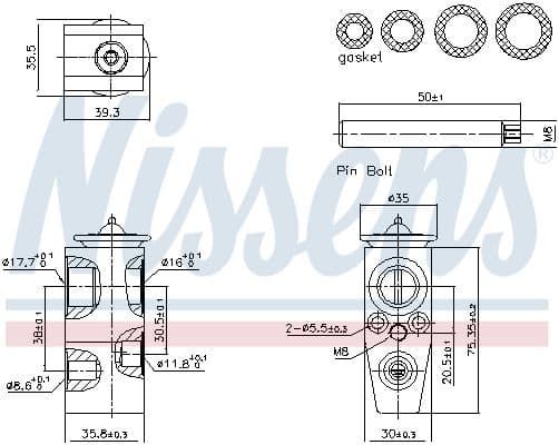 Airconditioning ventiel past: FORD C-MAX II, FOCUS III, GRAND C-MAX, KUGA II, TOURNEO CUSTOM V362, TRANSIT CUSTOM V362, TRANSIT V363 1.0-Electric 04.10-