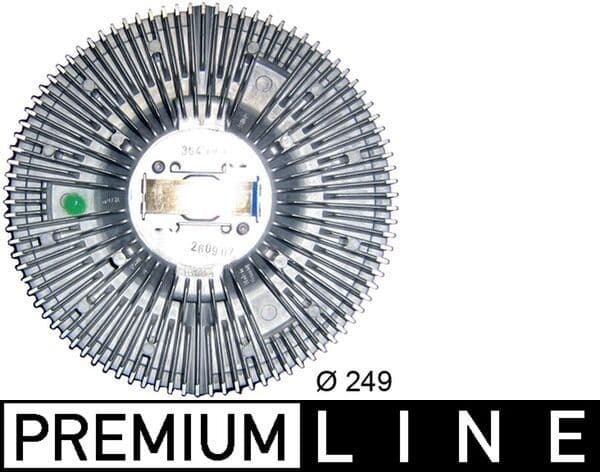 Ventilatorkoppeling past: IVECO EUROSTAR, EUROTECH MP, EUROTECH MT, EUROTRAKKER 8210.42K(TCA)-F3AE0681D 01.92-