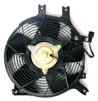 Radiatorventilator (met huisvesting) past: MITSUBISHI PAJERO SPORT I 2.5D/3.0 11.98-