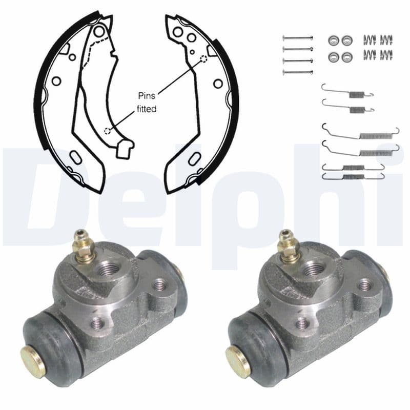 Brake shoe set