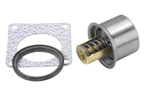 Thermostaat koelsysteem (82°C, met pakking) past: RVI MAGNUM MACKE.TECHA/46-MIDR06.24.65C/42 09.96-